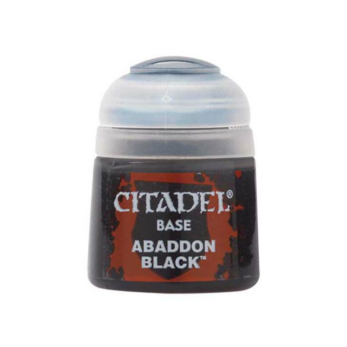 ゲームズワークショップ シタデルカラー ベース: ABADDON BLACK アバドン・ブラック 塗料