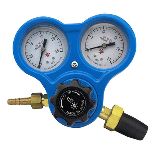 【返品種別B】□「返品種別」について詳しくはこちら□ガス溶接・切断用酸素調整器です。◆酸素用調整器(関西用)です。◆ボンベに取り付けることにより・ボンベから出る酸素の量を調節します。◆オス側です。■　仕　様　■梱包サイズ：200×230×1...