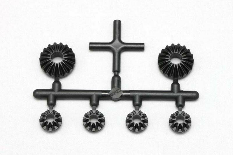 ヨコモ BD9 ギヤデフ用 樹脂製ベベルギヤ セット(Lx2個/Sx4個)【B9-503GPA】 ラジコンパーツ