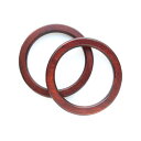 NBK 木製ハンドル(φ13.7×厚み1.2cm)(ブラウン) TYH11351-BR