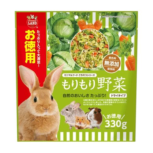 小動物用おやつ もりもり野菜 お徳用 330g マルカン ML544モリモリヤサイ330G