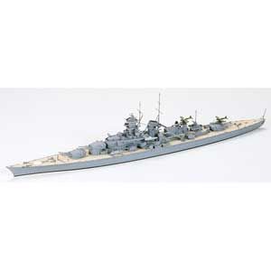 タミヤ 1/700 ドイツ巡洋戦艦 グナイゼナウ ウォーターラインシリーズ【77520】 プラモデル