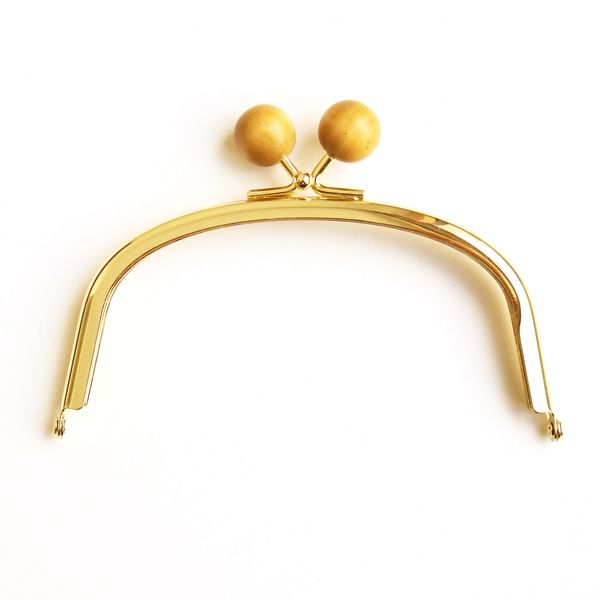 NBK からふる木玉口金(幅12.5×高さ8.5cm)(イエロー) TYK3G-Y(NBK)