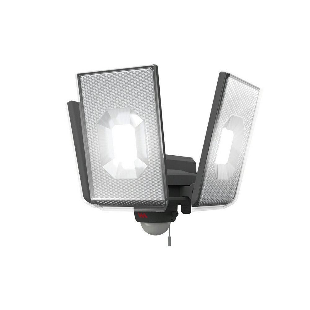 ムサシ AC式 スライド型LEDセンサーライト(12.5W×3灯) LED-AC3050 musashi [LEDAC3050]