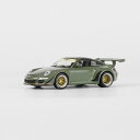 POP RACE 1/64 RWB 997 DARK GREEN ミニカー