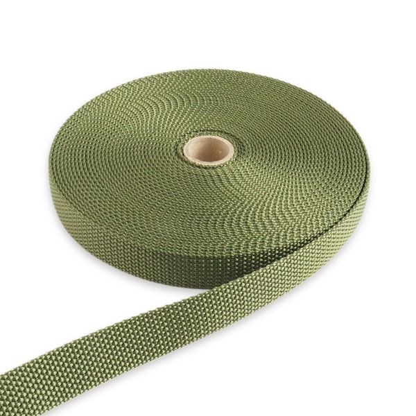 NBK パイレンバンド(巾20mm×10m・厚み1.6mm)(カーキ) PM20-10-21