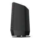 BUFFALO iobt@[j Wi-Fi 6(11ax)Ή LAN[^[(4803Mbps{573Mbps) v~Af(ubN) WSR-5400AX6P-BK