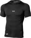 1358643-001-3XL アンダーアーマー ヒートギアアーマー ショートスリーブ クルーネック(ブラック・サイズ:3XL) UNDER ARMOUR UA...