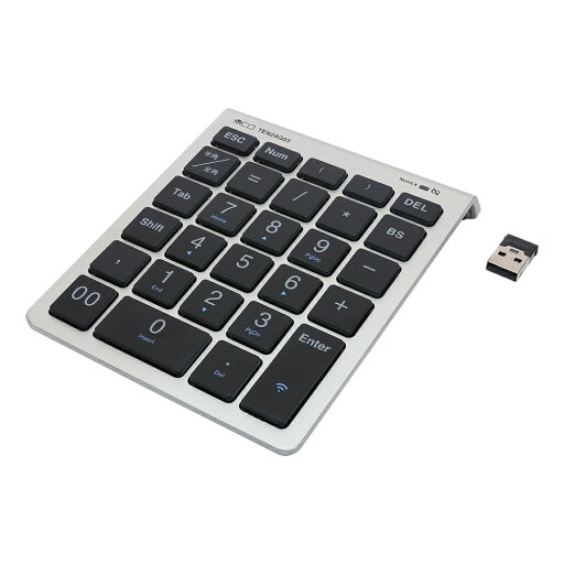 MCO 2.4GHz接続 ワイヤレステンキー (ホワイト) TEN24G03/SL MCO 2.4GHz接続 ワイヤレステンキー (ホワイト) TEN24G03/SL