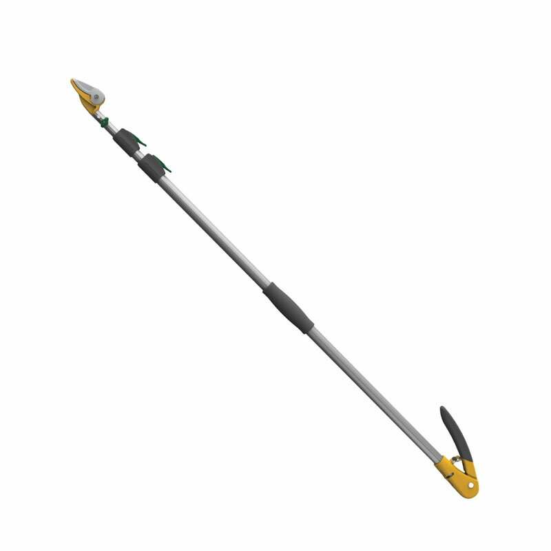 530(ムサシ) ムサシ 軽量すご腕プッシュカット3段式アンビル刃 高枝切狭のサムネイル