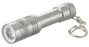 LH-MY41-S2 オーム LEDミニ懐中電灯(シルバー)18ルーメン OHM LEDミニライト