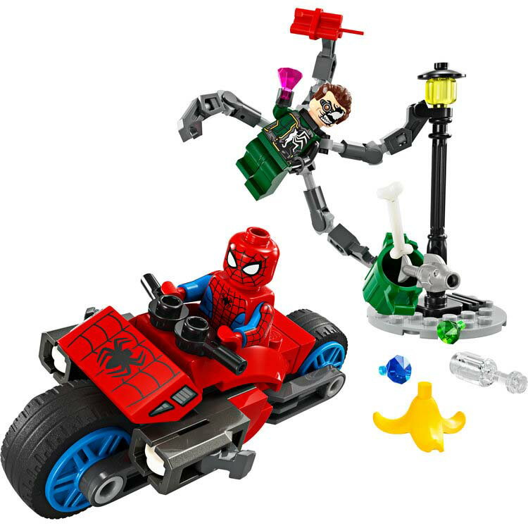 レゴ(LEGO) SH スパイダーマンとドクター・オクトパスのバイクチェイス 76275(1個)[おもちゃ 玩具 男の子 女の子 子供 5歳 6歳 7歳 8歳]