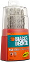 15085S ブラック&デッカー HSSドリルビット 13本セット BLACK+DECKER