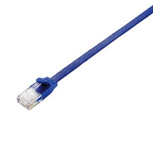 エレコム CAT6A準拠 超高性能スーパーフラットLANケーブル （ブルーメタリック・10m） ELECOM LD-GFA/BM10