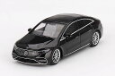 MINI-GT 1/64 メルセデス ベンツ EQS 580 4MATIC ブラック(左ハンドル)【MGT00694-L】 ミニカー