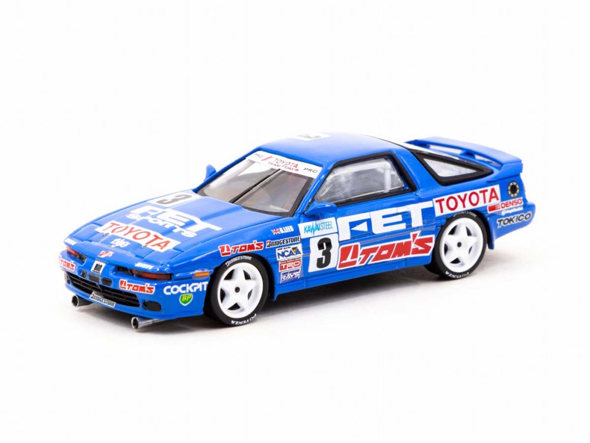 ターマックワークス 1/64 Toyota Supra Turbo MA70 Macau Guia Race 1989 #3 ミニカー