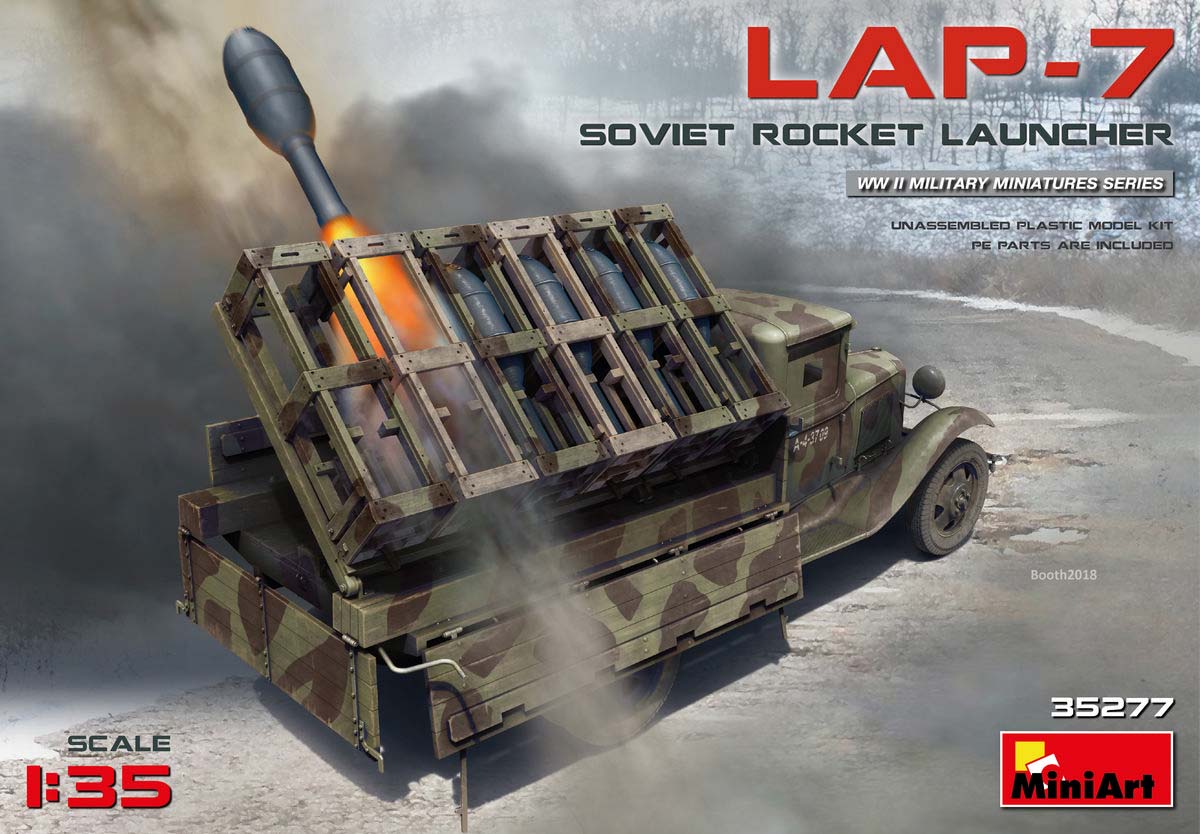 War Vehicle - ミニアート 【再生産】1/35 ソビエト ロケットランチャーLAP-7【MA35277】 プラモデル