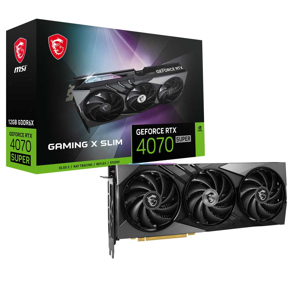 MSI MSI GeForce RTX 4070 SUPER 12G GAMING X SLIM RTX4070SUPERGAMINGXSLIM