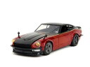 Jada Toys 1/24　F＆F X 1972 ダットサン 240Z ダークレッド/ブラック/グラフィックス ミニカー