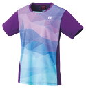 YO-20739-039-S ヨネックス ウィメンズ ゲームシャツ(パープル・サイズ:S) YONEX