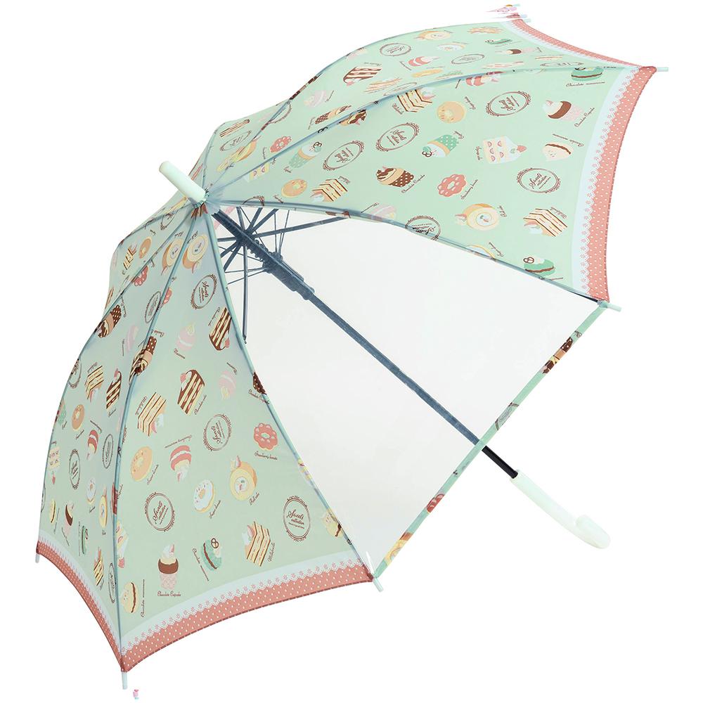 SUGIHARA(スギハラ) キッズ ガールズ ジャンプ傘(グリーン・...(4)