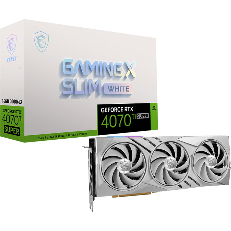 MSI MSI GeForce RTX 4070 Ti SUPER 16G GAMING X SLIM WHITE / PCI-Express 4.0 グラフィックスボード RTX 4070 Ti …