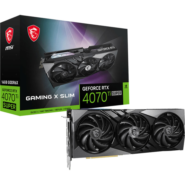 MSI MSI GeForce RTX 4070 Ti SUPER 16G GAMING X SLIM / PCI-Express 4.0 グラフィックスボード RTX 4070 Ti SUPER 16G GAMING X SLIM