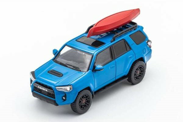 ゲインコーププロダクツ 1/64 トヨタ 4 Runner TRD Pro 2022 (LHD) ブルー ミニカー