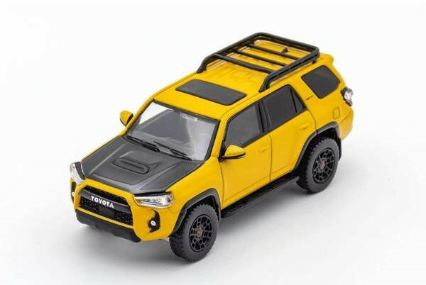 ゲインコーププロダクツ 1/64 トヨタ 4 Runner TRD Pro 2022 (LHD) イエロー【KS059-344】 ミニカー