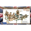 ゲッコー モデル 1/35 WW.II 英軍 機関銃チーム 北西ヨーロッパ(5体 武器＆装備)【GEC35GM0013】 プラモデル