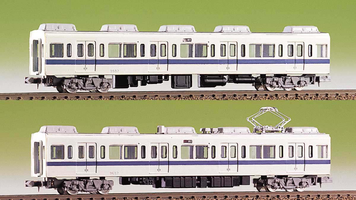 ［鉄道模型］グリーンマックス 【再生産】(Nゲージ) 421-1 小田急9000(8000)形 増結用中間車2両セット(未塗装組立キット)