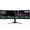 GIGABYTEiMKoCgj 49^ p EgCh Q[~OtfBXvCi144Hz/0.03msiGTGj/OLEDpl/Ȗ1800R/mOA/DisplayHDR 400/VESA ClearMR/AMD FreeSync Premium Pro/DisplayPort/HDMI2.0/USB-Cj AORUS CO49DQ