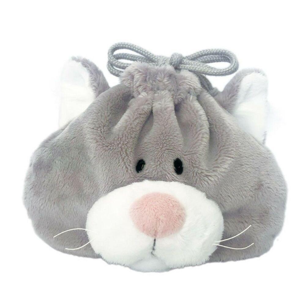 BACKYARD FAMILY(バックヤードファミリー) NICI ニキ フィギュアフェイスポーチ（グレーキャット） BF026720-1A-2G