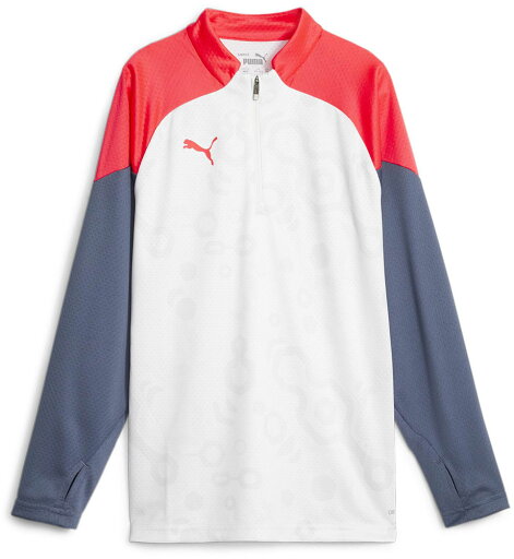PJ-658882-53-150 プーマ INDIVIDUALCUP 1/4 ジップトップ ジュニア(PUMA White-Inky Blue・サイズ:150cm) PUMA PJ-658882-53-150 プーマ INDIVIDUALCUP 1/4 ジップトップ ジュニア(PUMA White-Inky Blue・サイズ:150cm) PUMA