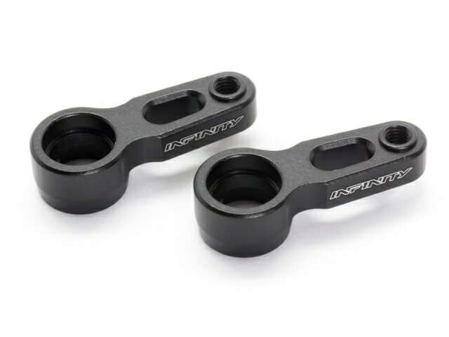 INFINITY アルミベルクランク 18mm（7075/ブラック/2個）【T093】 ラジコンパーツ
