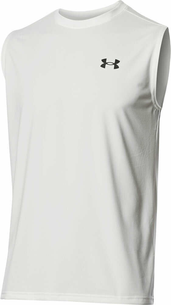 アンダーアーマー テック スリーブレスシャツ（ホワイト・サイズ：LG） 1367452-100-LG UNDER ARMOUR UA