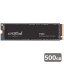 Crucialʥ롼 T500 500GB PCIe Gen4 NVMe M.2(Type2280) ¢SSD CT500T500SSD8JP