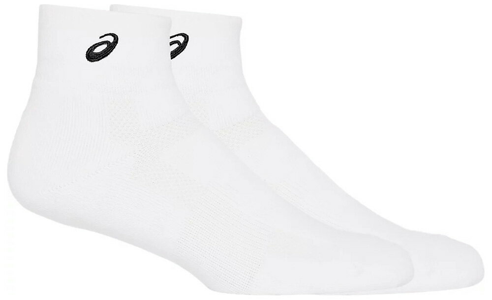 アシックス メンズ バスケットボール ソックス(ブリリアントホワイト×パフォーマンスブラック・サイズ：XS) 3063A062-101-XS ソックス13（はき口〜かかとまでの長さ13cm）