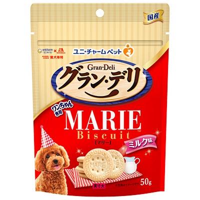 犬用おやつ グラン・デリ ワンちゃん専用マリービスケット ミルク味 50g ユニ・チャーム イヌマリ-ビスケツトミルク50G