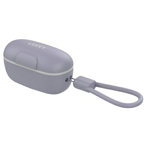 L103CAFEMUR ナガオカ 完全ワイヤレス Bluetoothイヤホン(紫いもラテ) NAGAOKA LUSVY