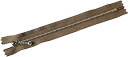 3N16-563 YKK 玉付きファスナー(16cm)(薄茶)(3)