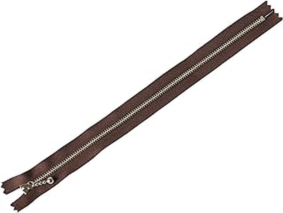 YKK 玉付きファスナー(25cm)(焦げ茶) 3N25-570