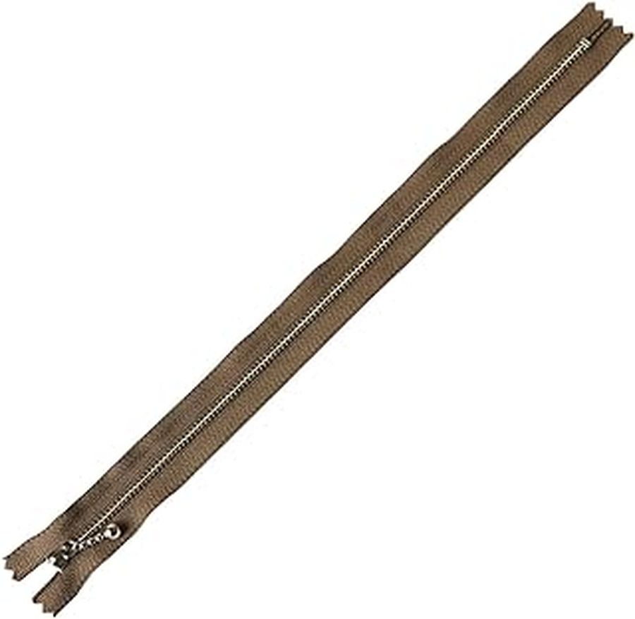 YKK 玉付きファスナー(30cm)(薄茶) 3N30-563
