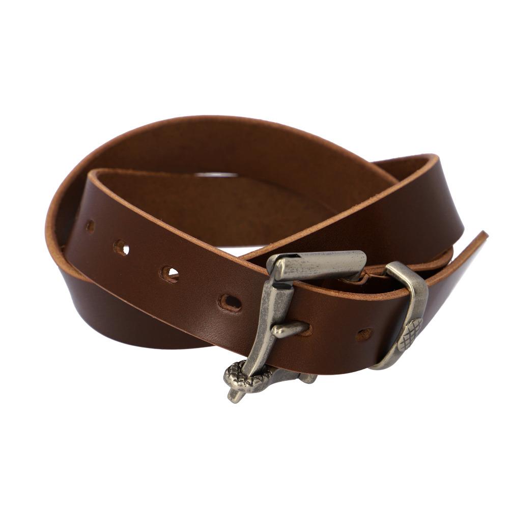 栃木レザー 栃木レザー ファイヤーマンレザーベルト（DARKBROWN バックルA/Sタイプ） BF021504-1A-2B