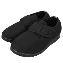 BF022801-1H-2A Step Luck(ステップラック) Step Luck ステップラック 介護シューズ(BLACK 25.5cm)