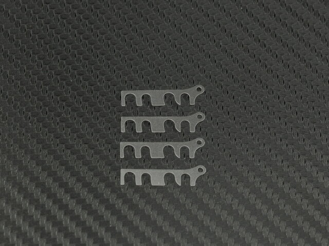 INFINITY ロアサスブロックスペーサー RF 0.2mm（SUS/4個） ラジコンパーツ