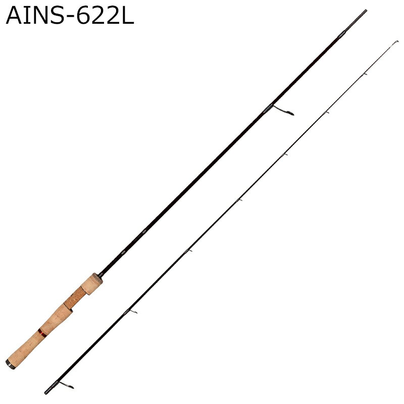 Rods - アブガルシア アイオン AINS-622L 6.2ft 2ピース スピニング チューブラー AINS-622L AbuGarcia AION ネイティブトラウトロッド