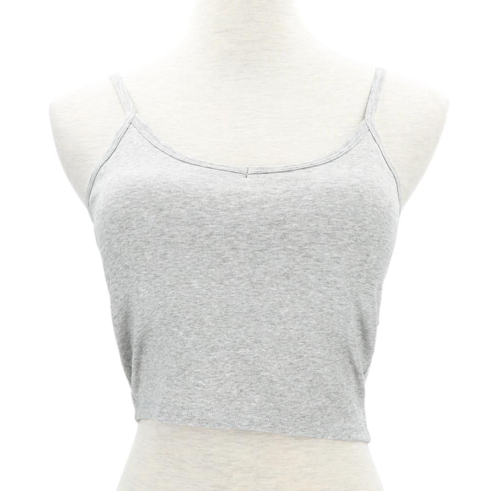 BACKYARD FAMILY(バックヤードファミリー) バックオープン ハーフブラトップ（グレー） BF012990-1A-2C