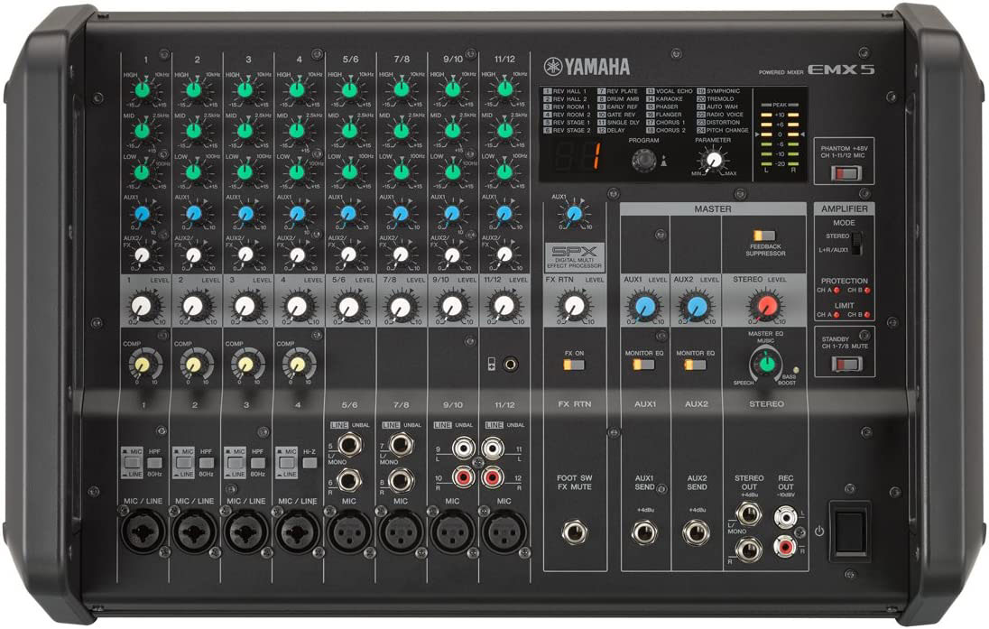 EMX5 ヤマハ 12チャンネルパワードミキサー YAMAHA