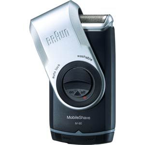 M-90 ブラウン メンズシェーバー［電気シェーバー］【1枚刃】 BRAUN　Mobile Shave（モバイルシェーブ） [M90]